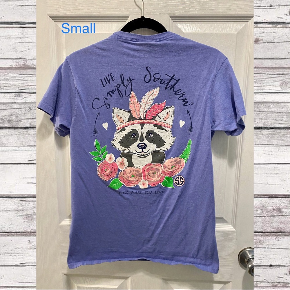 Simply Southern Raccoon Tee